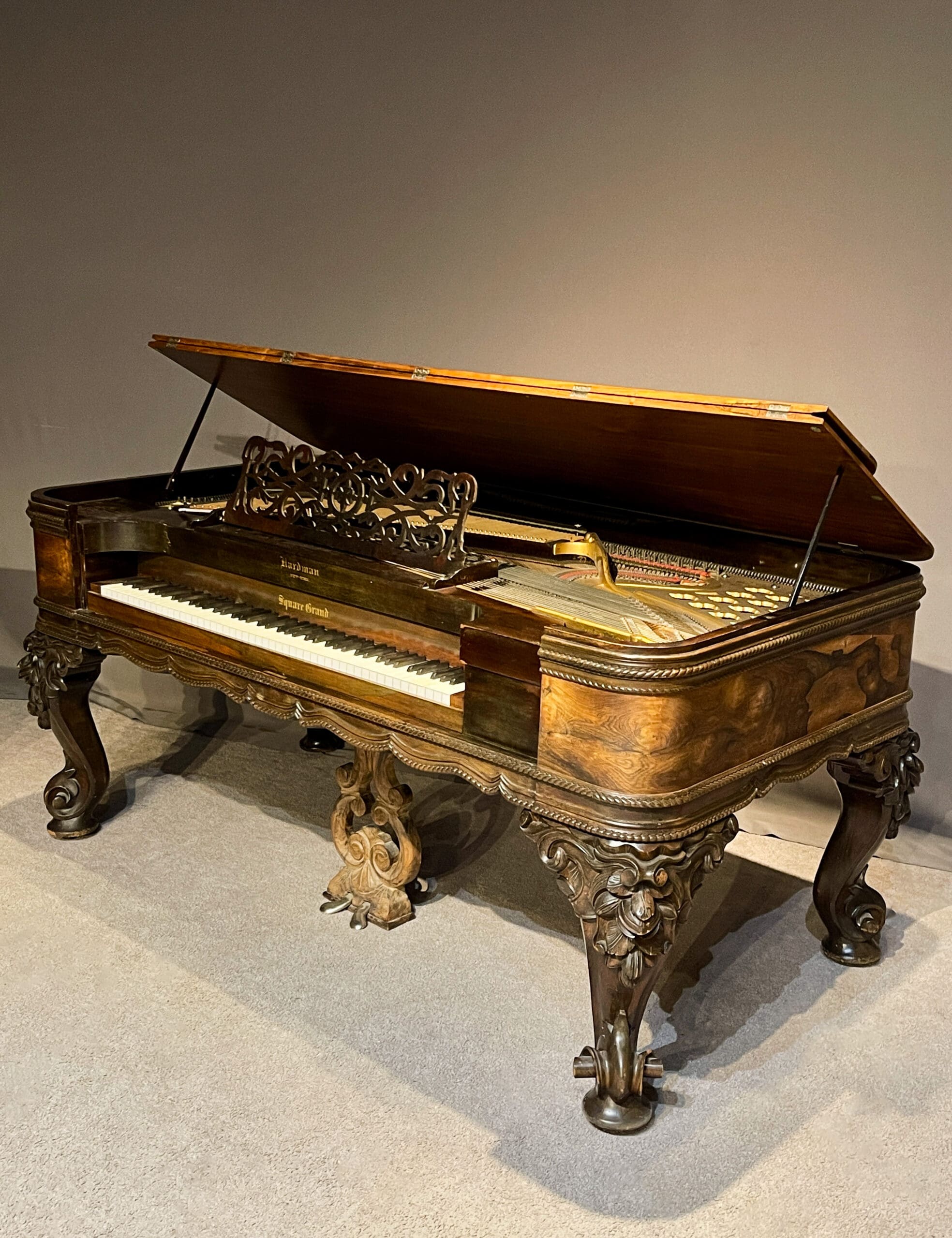 Hardman, Peck & Company Rococo Square Grand Piano - Antique Piano