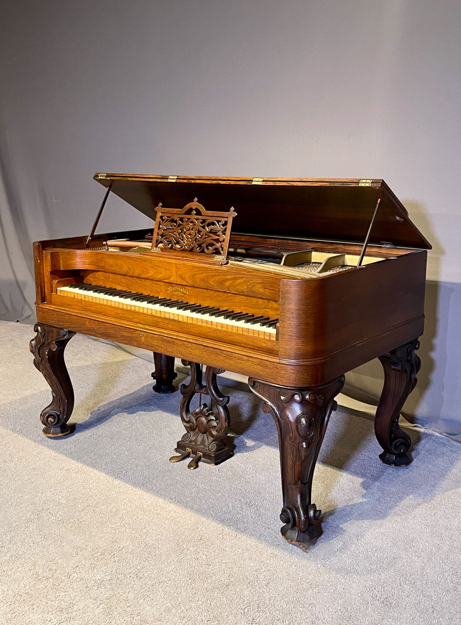 OLDMOUNTAIN 【MKG】 moscokezuru garaireru Mathushek Colibri Model Victorian Square Piano - Antique Piano