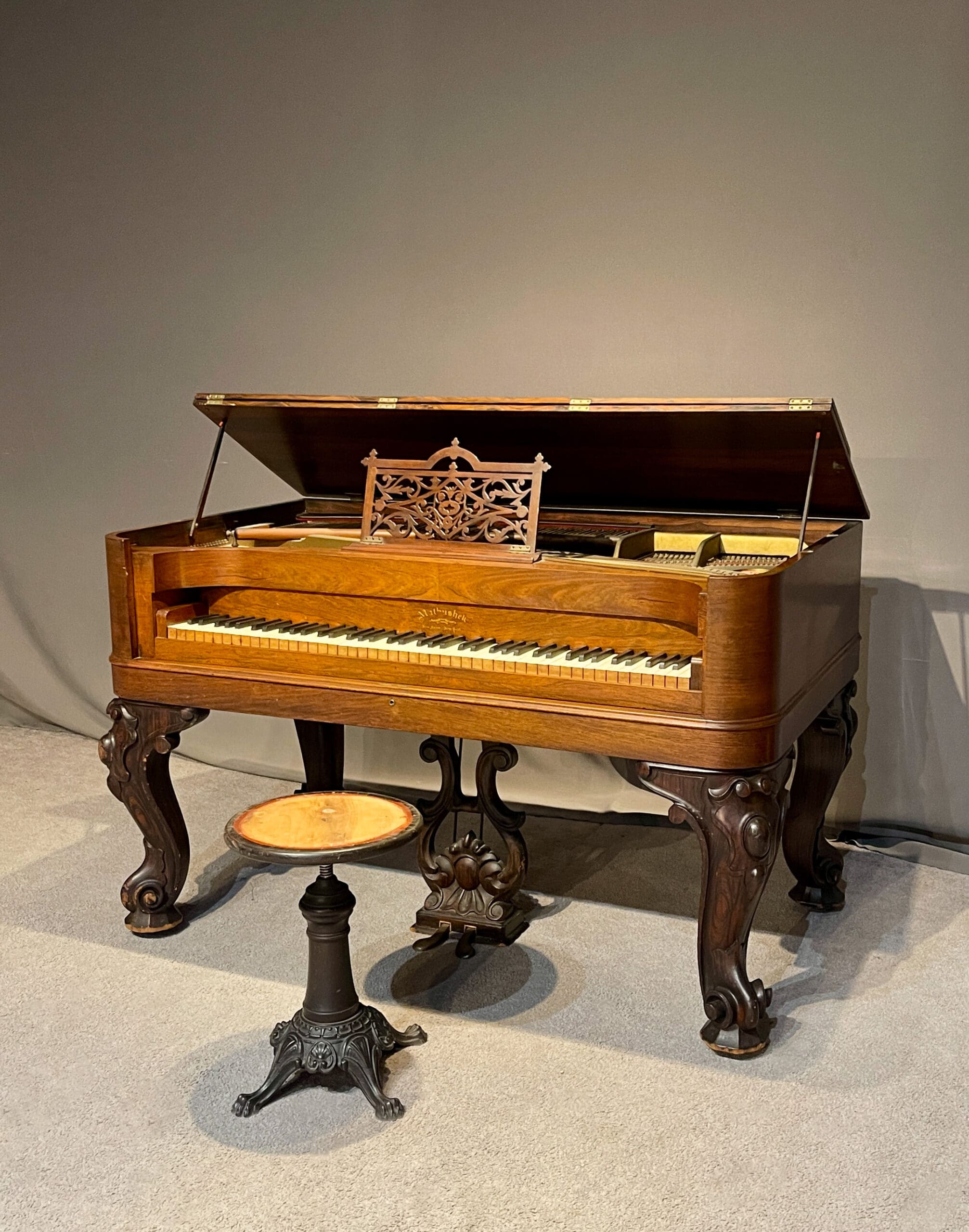 Mathushek Colibri Model Victorian Square Piano - Antique Piano
