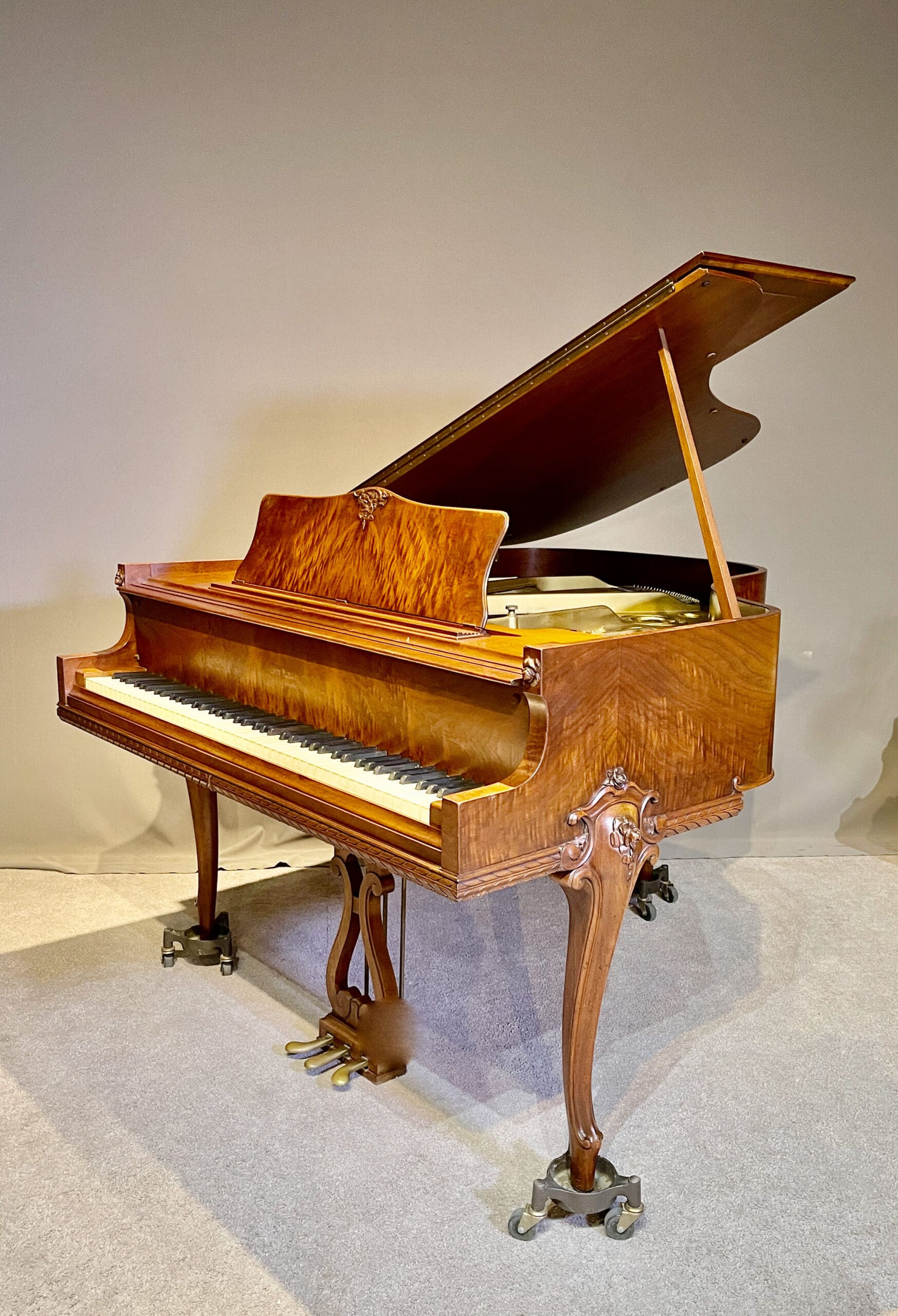 Wm. Knabe & Co. Louis XV Style Baby Grand Piano - Antique Piano