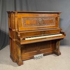 Walnut Wing & Son Style 29 Upright Piano