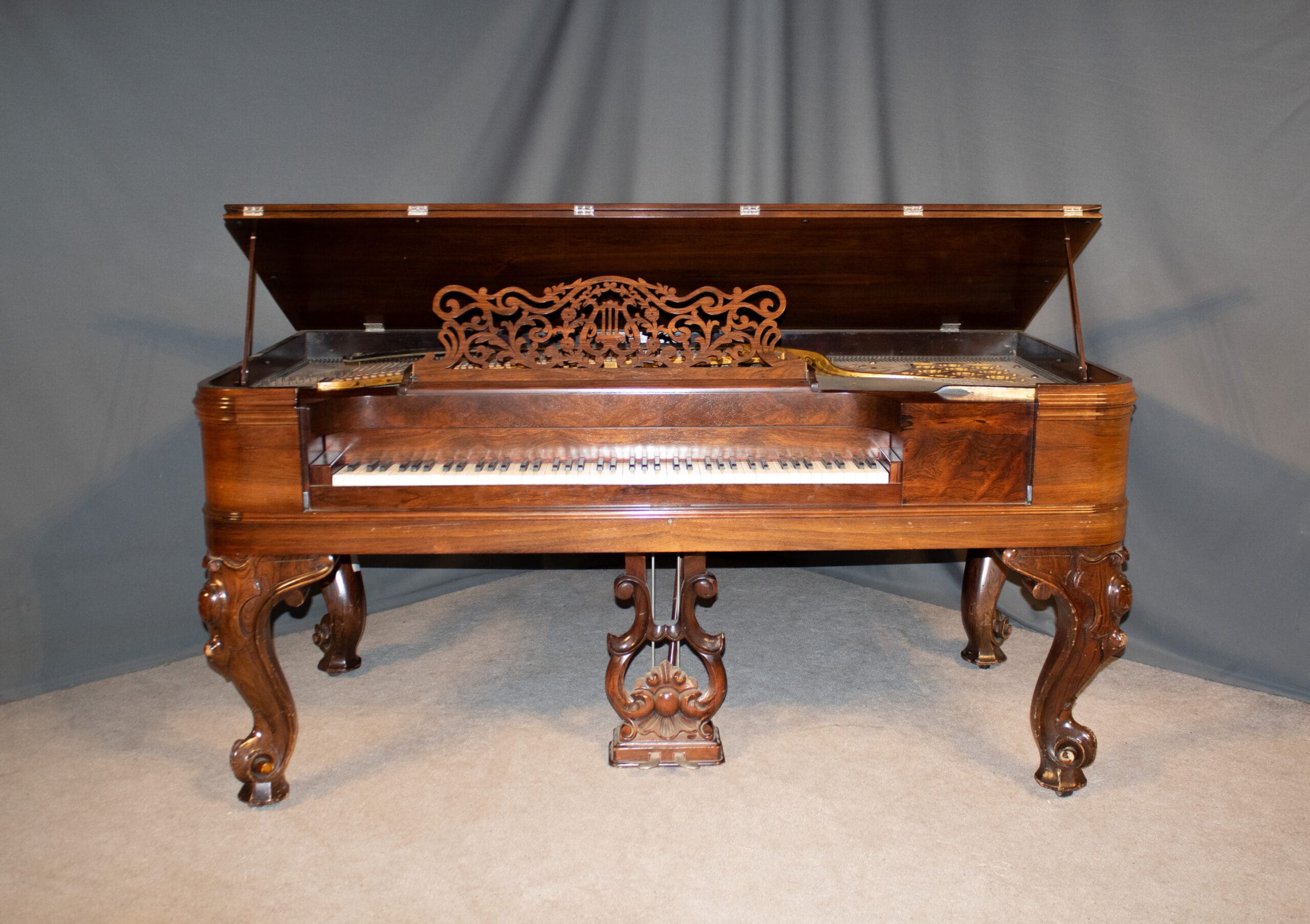 Krakauer Brothers Rococo Style Square Grand Piano - Antique Piano