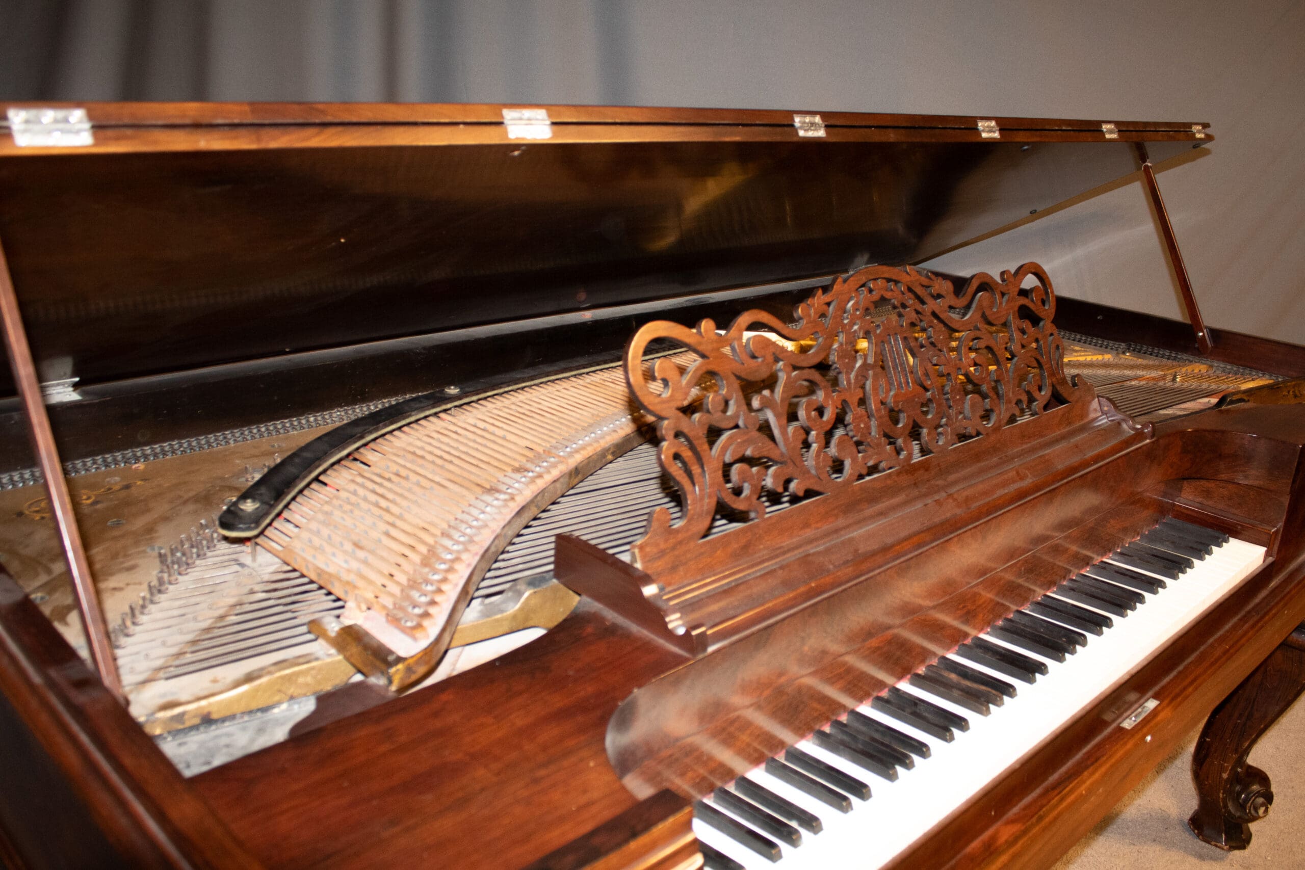 クラウスピアノ Krakauer Brothers Rococo Style Square Grand Piano - Antique Piano