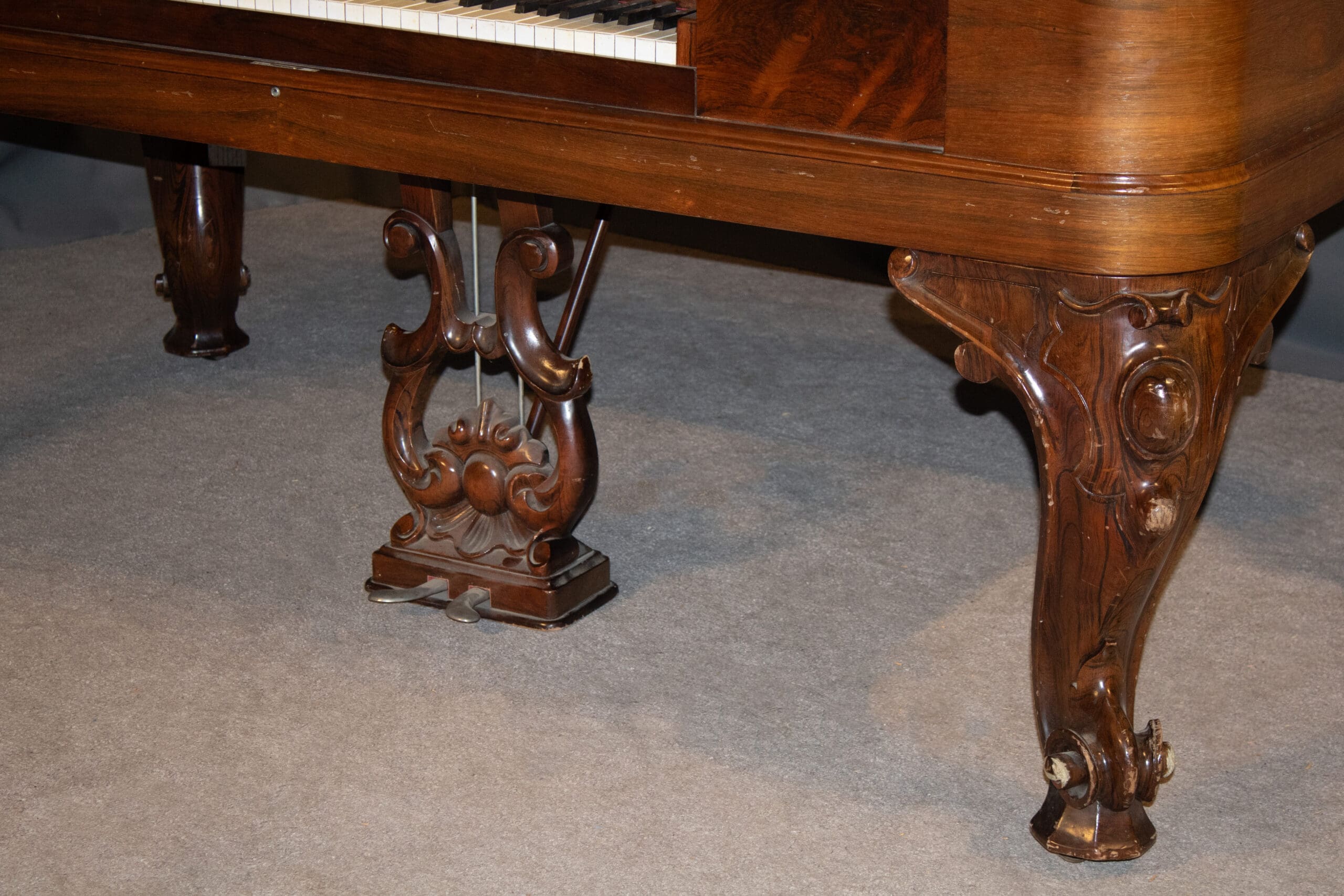 Krakauer Brothers Rococo Style Square Grand Piano - Antique Piano