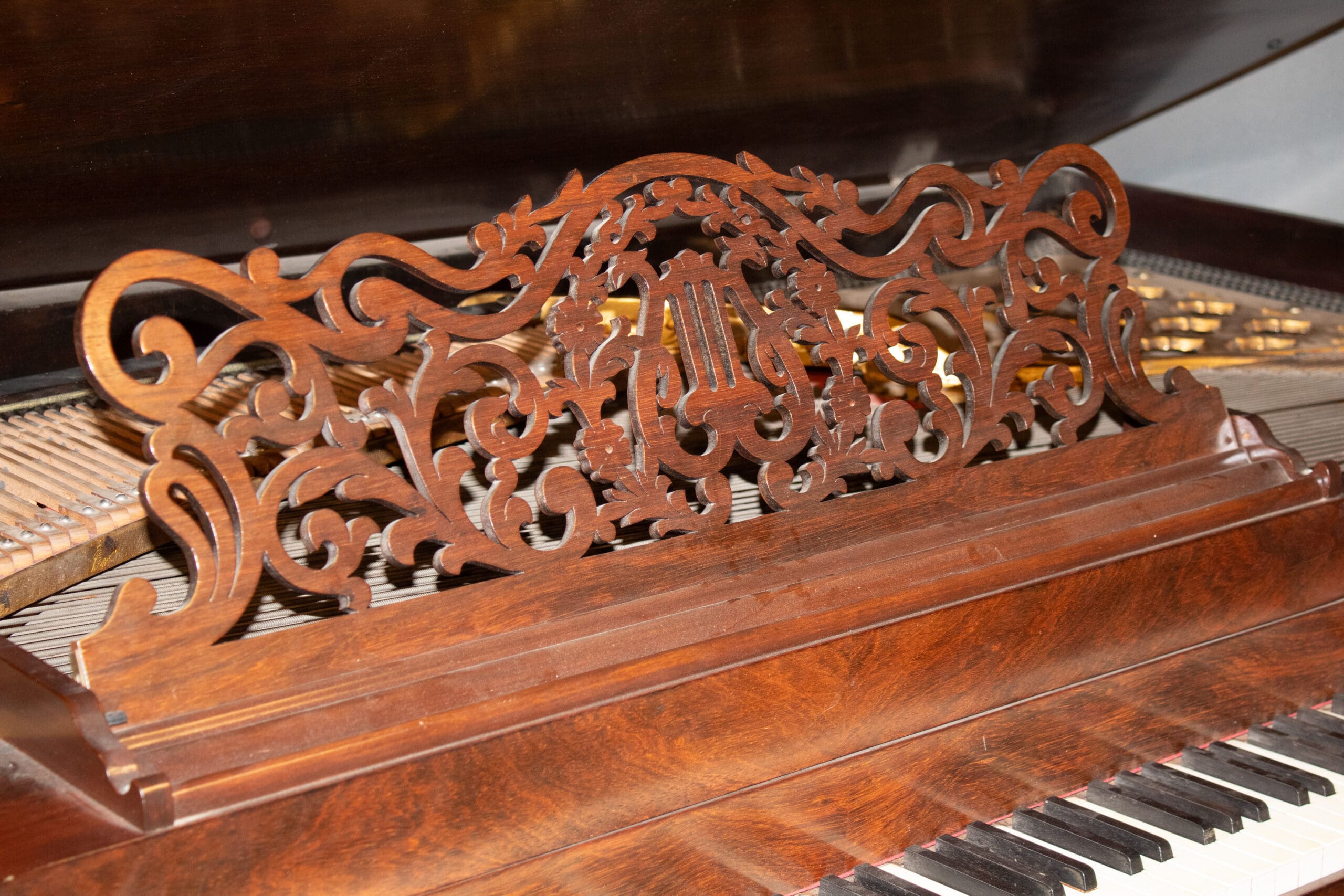 クラウスピアノ Krakauer Brothers Rococo Style Square Grand Piano - Antique Piano