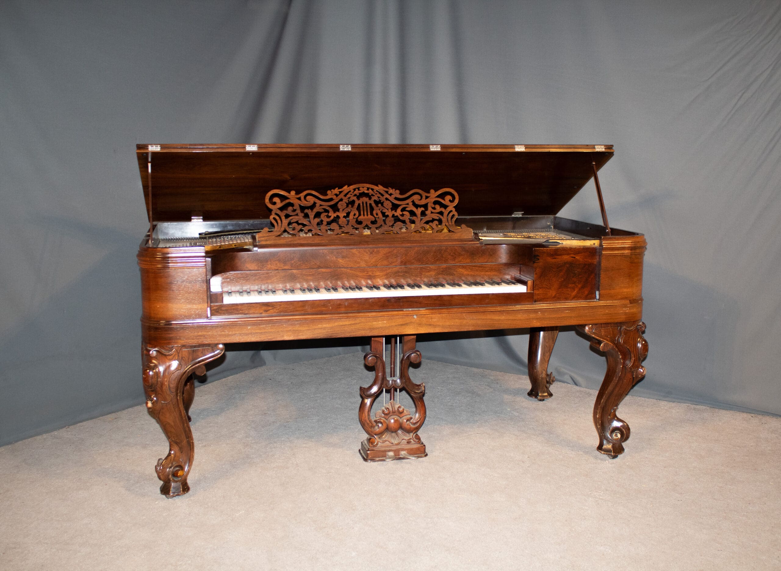 Krakauer Brothers Rococo Style Square Grand Piano - Antique Piano