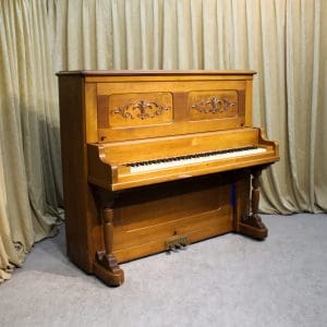 Hallet & Davis Victorian Style Upright Piano