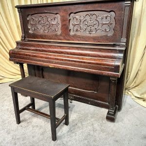 Beautiful Antique Upright Leckerling Piano