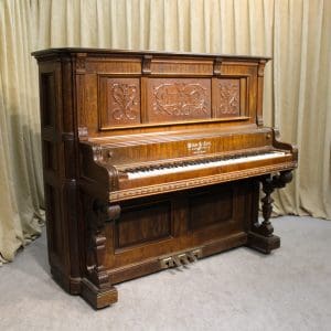 Beautiful Wing & Son Victorian Style Upright Piano
