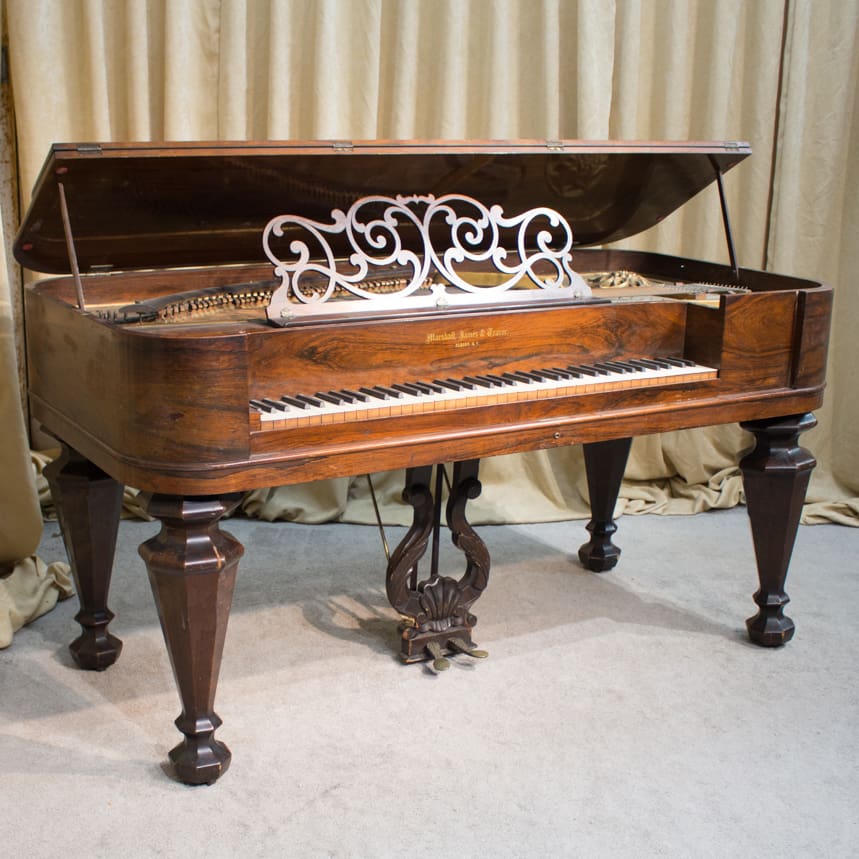 Marshall, James & Traver Square Grand Piano - Antique Piano Shop, Inc.