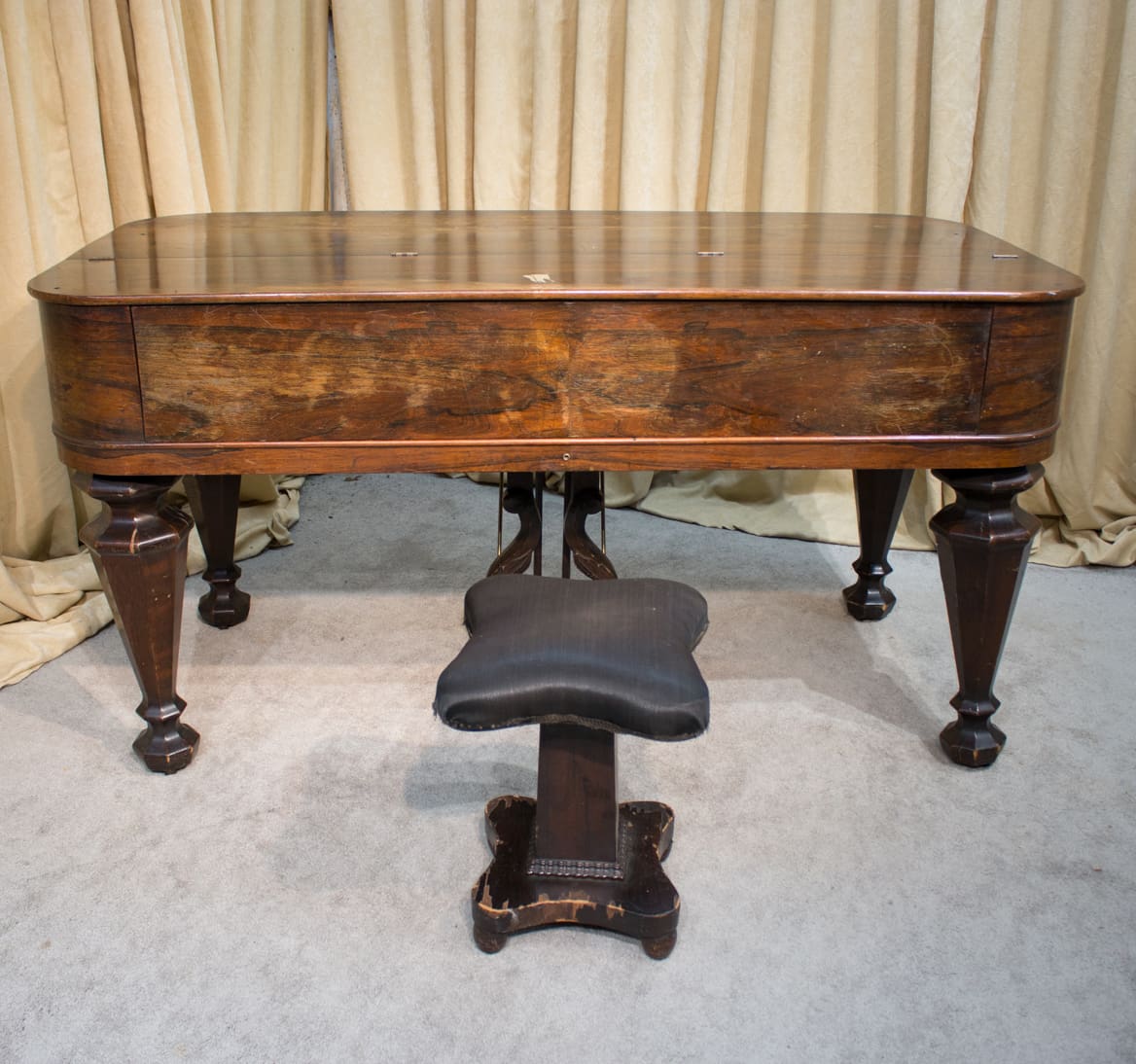 Marshall, James & Traver Square Grand Piano – Antique Piano Shop, Inc.