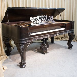 Late Model Victorian Chickering & Sons Square Piano