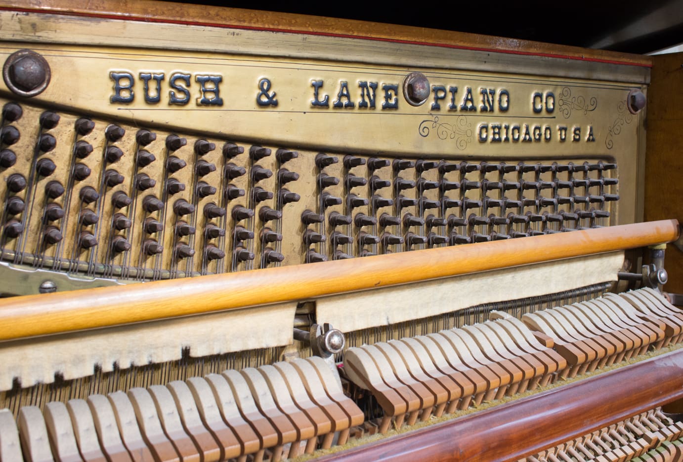 Bush & Lane French Renaissance Style Upright Piano - Antique Piano