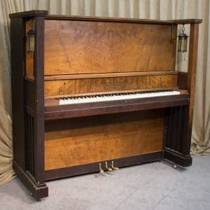 Wing & Son Walnut Arts & Crafts Style Upright Piano