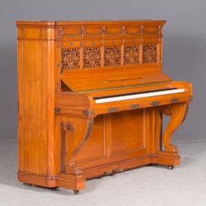 Custom-Designed Steinway Empire Style Upright Piano
