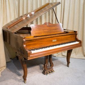 Mahogany Louis XV Style Knabe Grand Piano