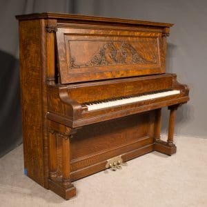 B. Shoninger Colonial Style Upright Piano