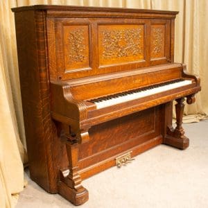 Kimball Oak Victorian Upright Piano