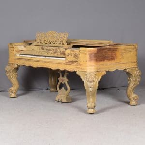 1870 Steinway & Sons Victorian Rococo Square Grand Piano