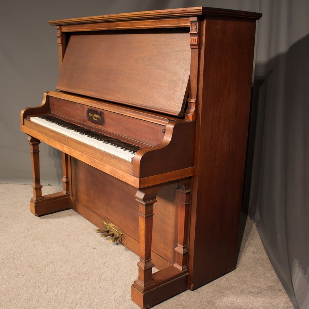 Charles M. Stieff Colonial Style Upright Piano – Antique Piano