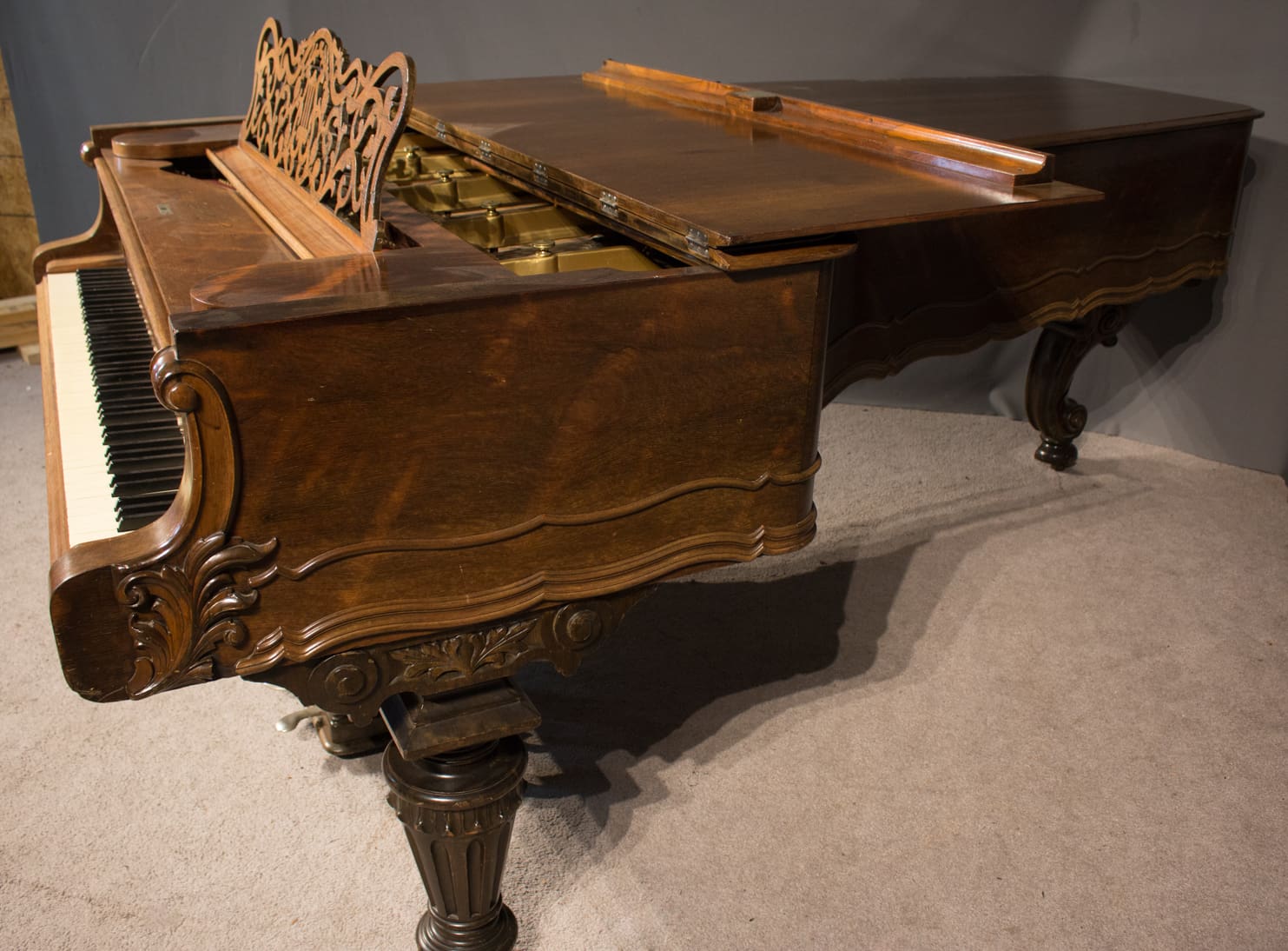 Weber Victorian Concert Grand Piano - Antique Piano Shop, Inc.