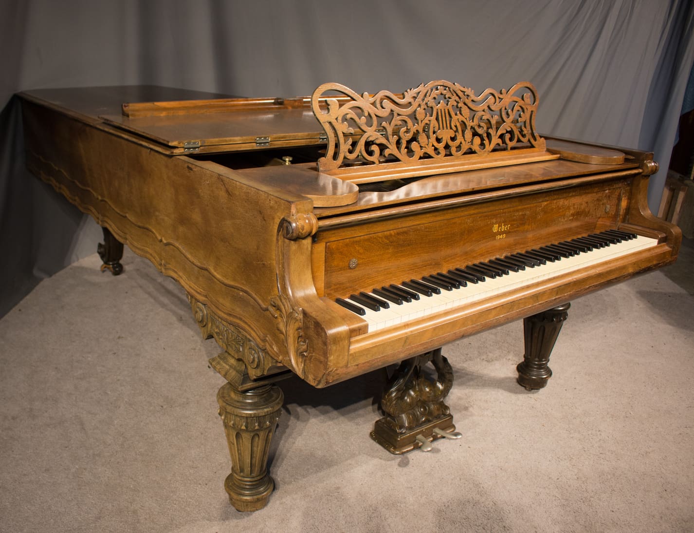 Weber Victorian Concert Grand Piano - Antique Piano Shop, Inc.