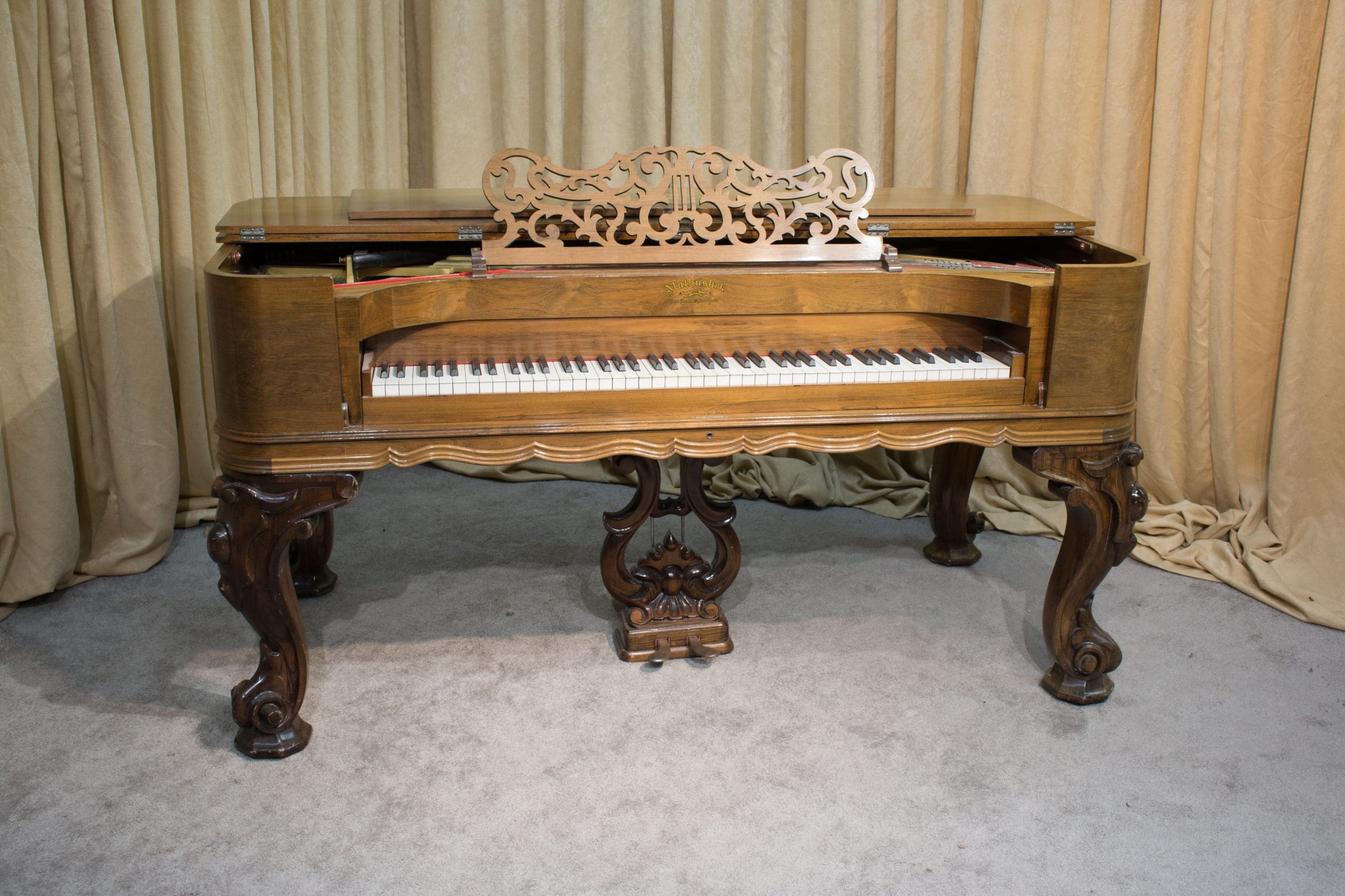 Mathushek Colibri Model Victorian Square Grand Piano - Antique