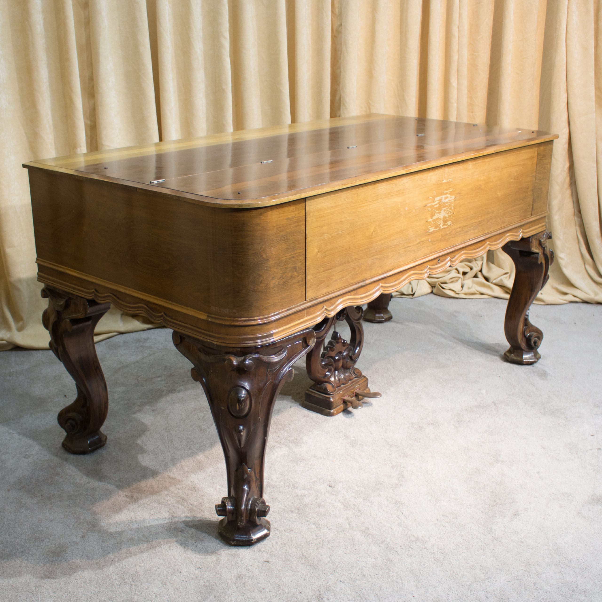 Mathushek Colibri Model Victorian Square Grand Piano - Antique Mathushek Colibri Model Victorian Square Grand Piano - Antique