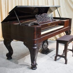 1876 Steinway & Sons Victorian Rococo Square Grand Piano