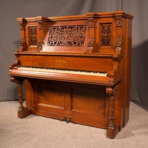 Mathushek Walnut Victorian Upright Piano (Copy)