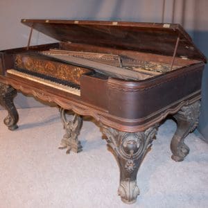 Elaborately Decorated Smith – Atherton Square Grand Piano