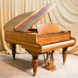Chickering & Sons Mahogany Quarter Grand Piano
