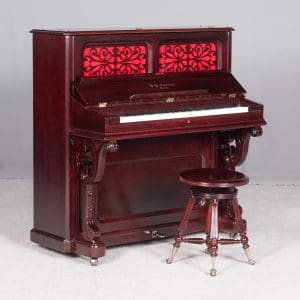 Rare W. P. Emerson Cottage Size Upright Piano-Forte