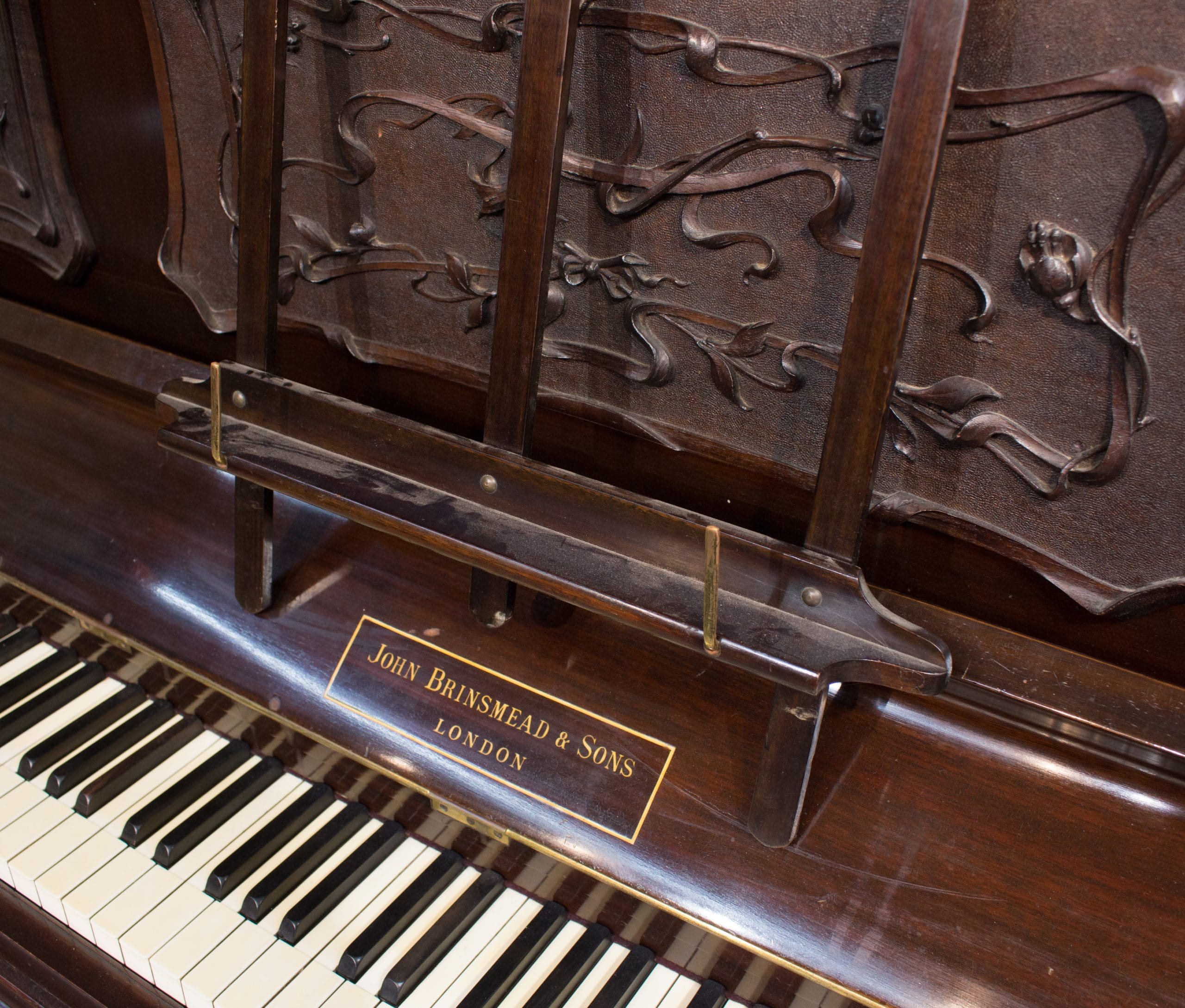 John Brinsmead & Sons Upright Piano - Antique Piano Shop, Inc.