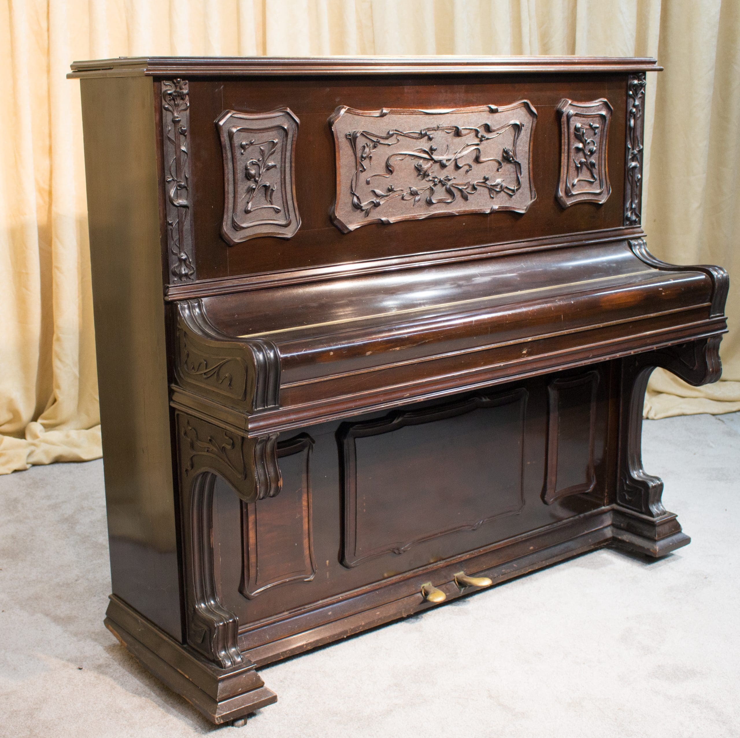 m*n様 1472パ ジョン・レノン「Baby Piano」 BORROWED John Brinsmead & Sons Upright Piano - Antique Piano Shop, Inc.