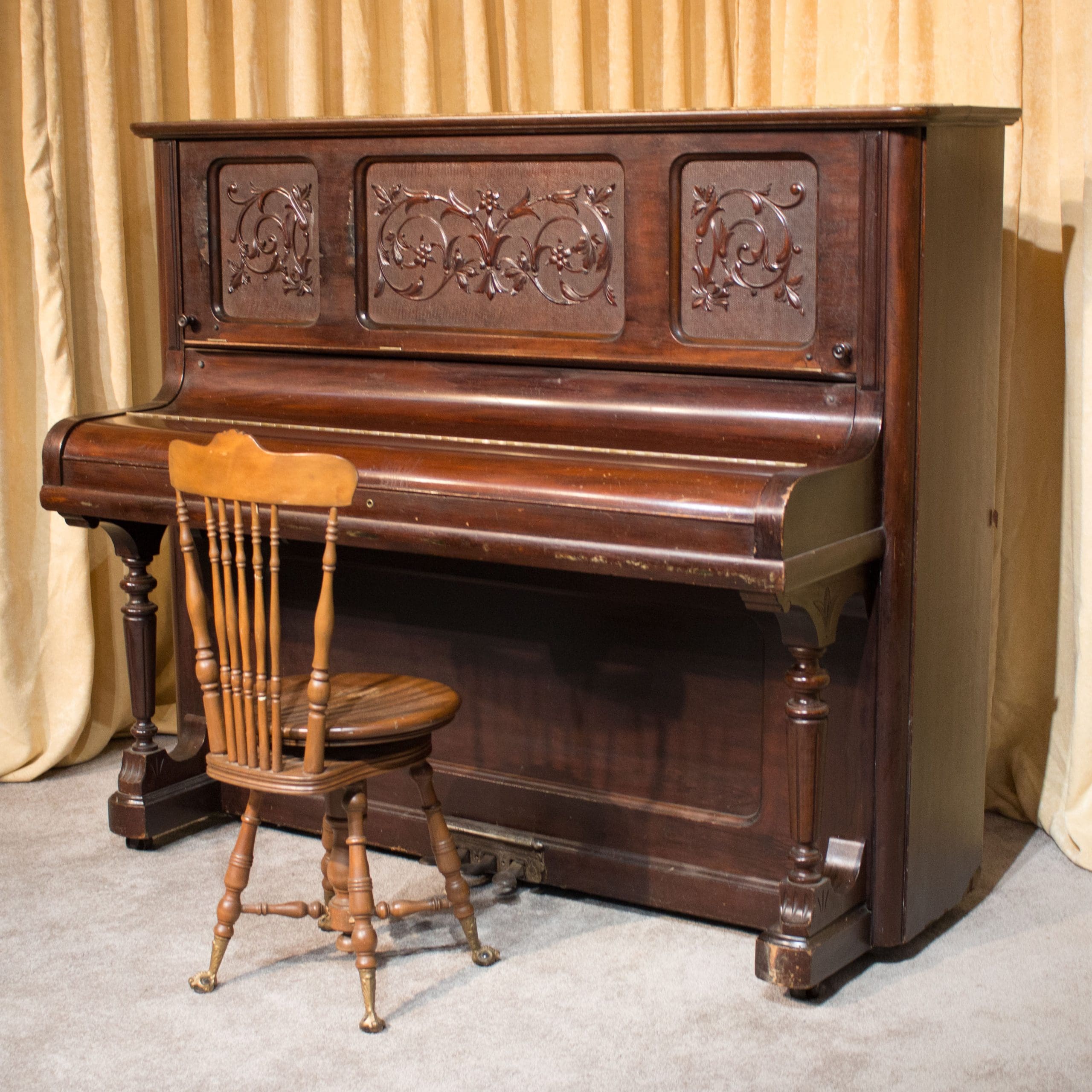 McPhail Victorian Upright Piano – Antique Piano Shop, Inc.