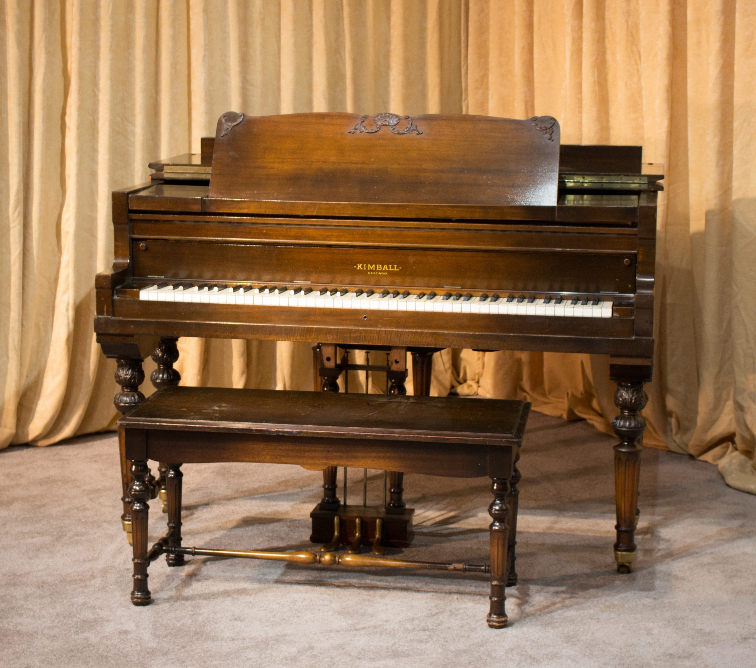 Kimball Louis XVI Baby Grand Piano – Antique Piano Shop, Inc.