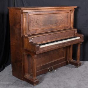 M. Schulz Grecian Style Upright Piano