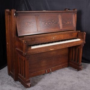 Very Rare Schumann Mission Style Upright Piano