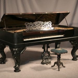 Weber Rosewood Victorian Square Grand Piano
