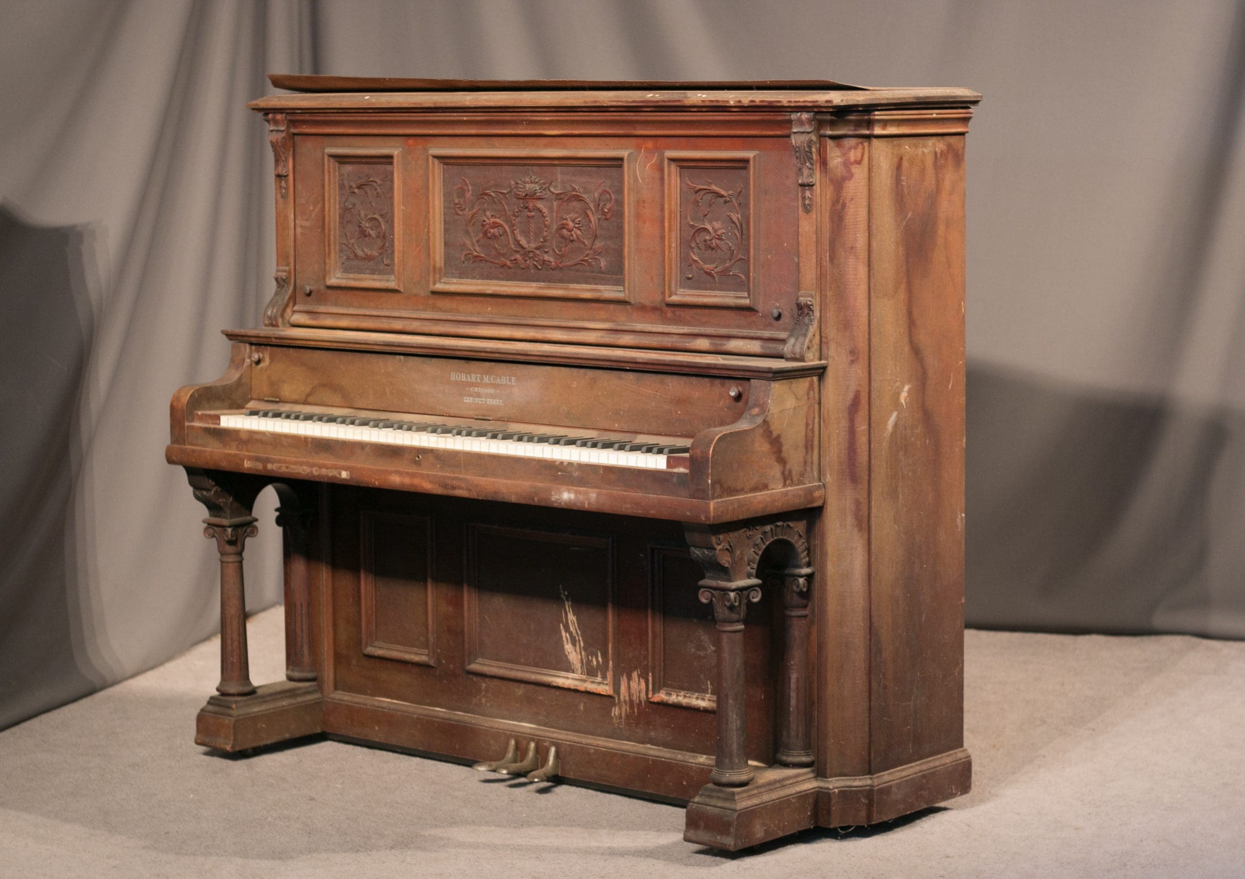 Hobart M. Cable Victorian Upright Piano – Antique Piano Shop, Inc.