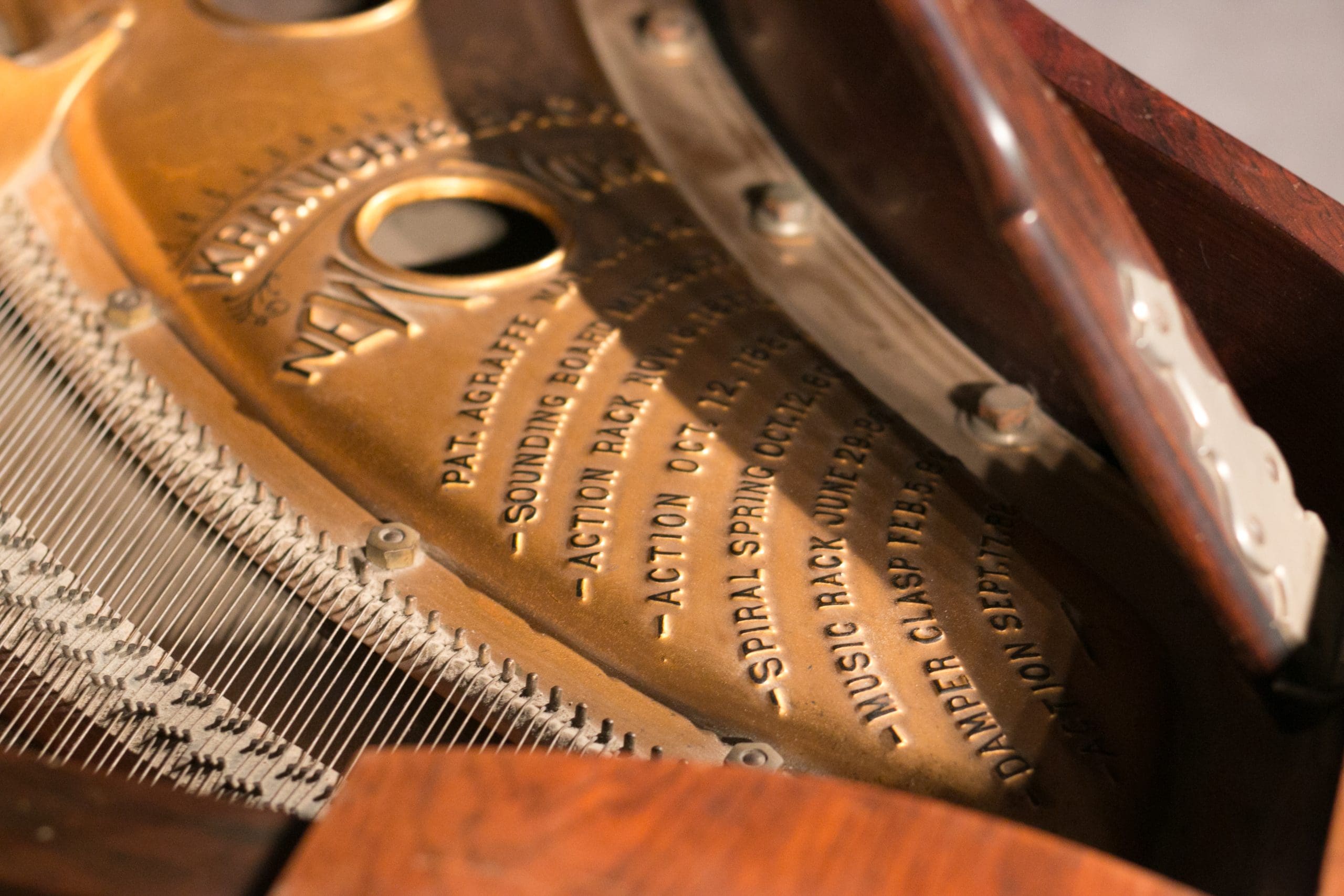 Kranich & Bach Empire Style Victorian Grand Piano - Antique Piano