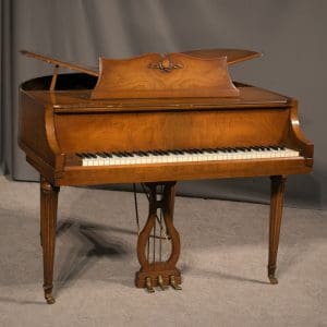 Wurlitzer Walnut Butterfly Baby Grand Piano