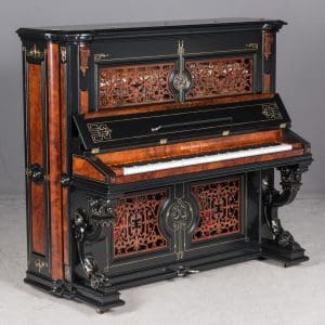 Hallet & Davis Victorian Upright Piano