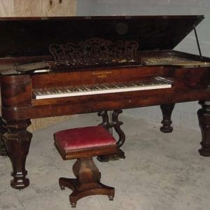 Steinway & Sons Empire Style Square Grand Piano