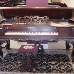 Chickering Rococo Style Square Grand Piano