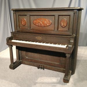 Price & Teeple Quarter Sawn Oak Upright Piano