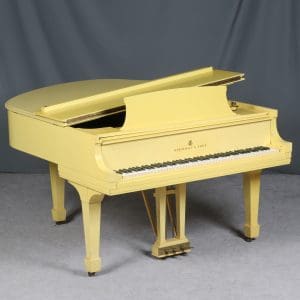 Steinway & Sons Mid-Century Modern Yellow Grand Piano