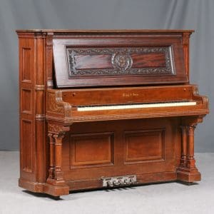 Wing & Son Style 29 Mahogany Upright Piano
