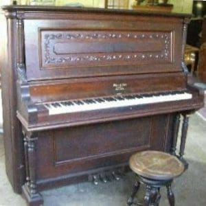Wing & Son Walnut Style 23 Upright Piano